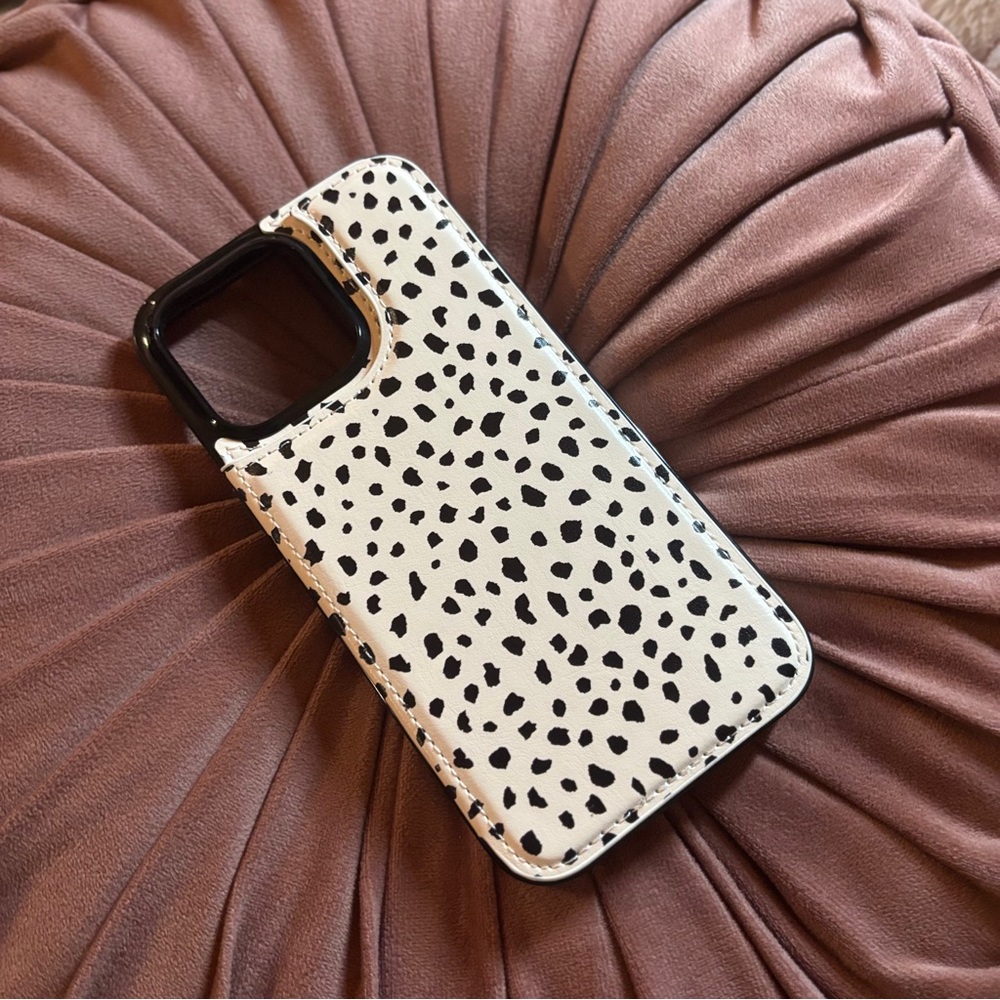 🆕 Almond Latte Leopard Print Wallet Phone Case IPhone 15Pro Max 6.7 - Picture 10 of 15